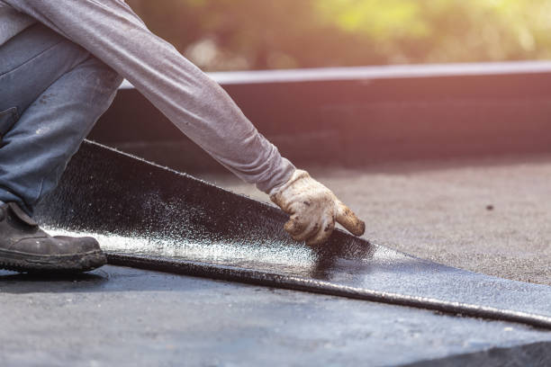Professional Emergency Waterproofing technician working in Thurston, OH